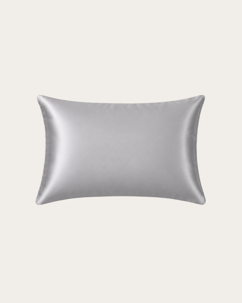 Platinum Silver Satin Pillowcase