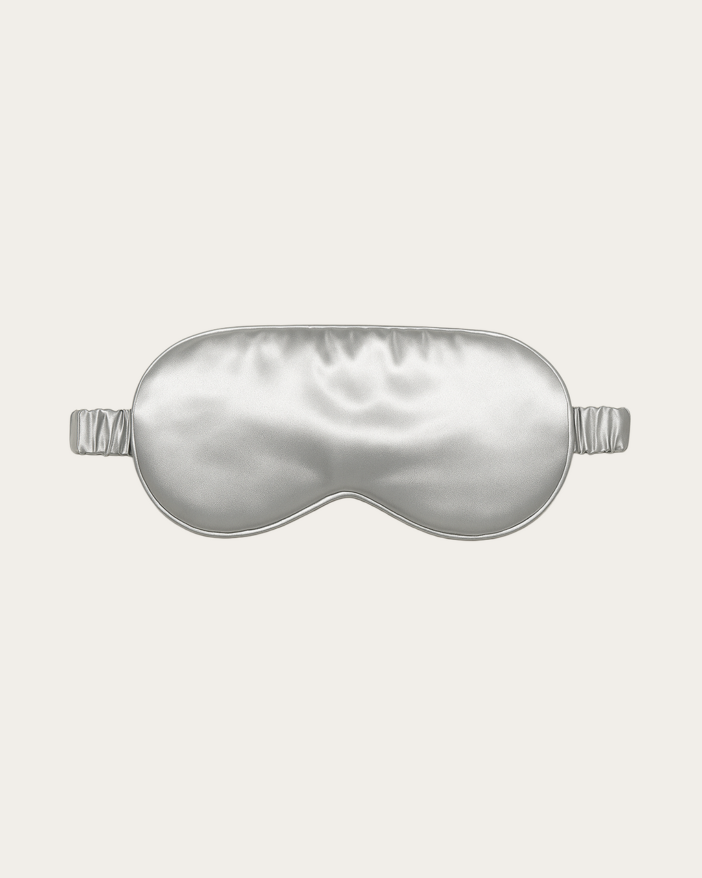 Platinum Silver Satin Sleep Mask