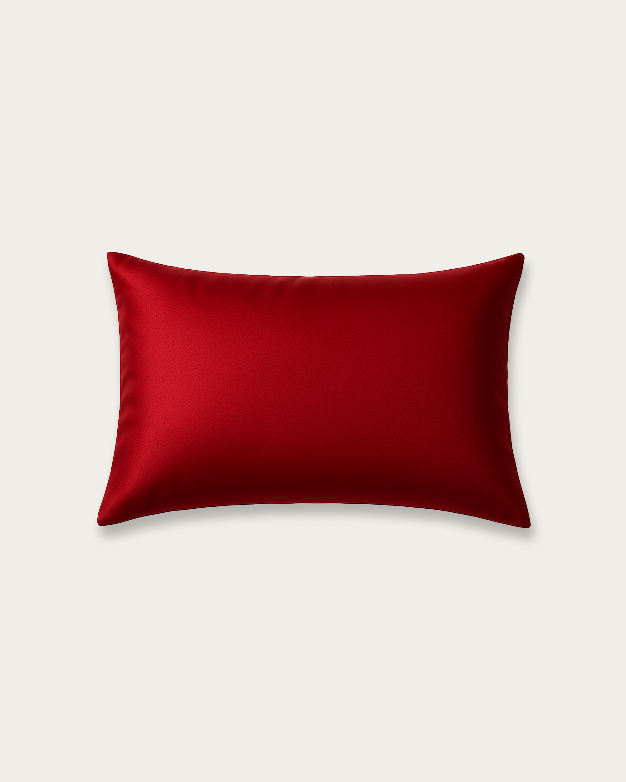 Ruby Red Satin Pillowcase