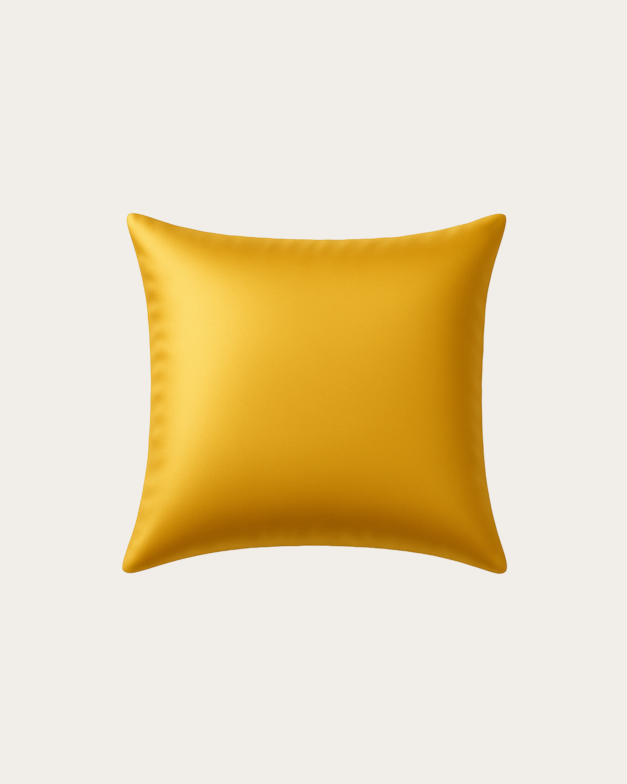 Imperial Gold Satin Square Pillowcase