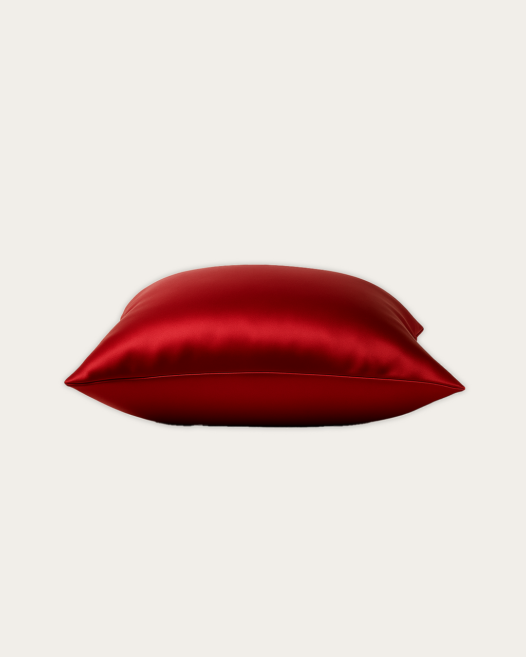 Ruby Red Satin Pillowcase
