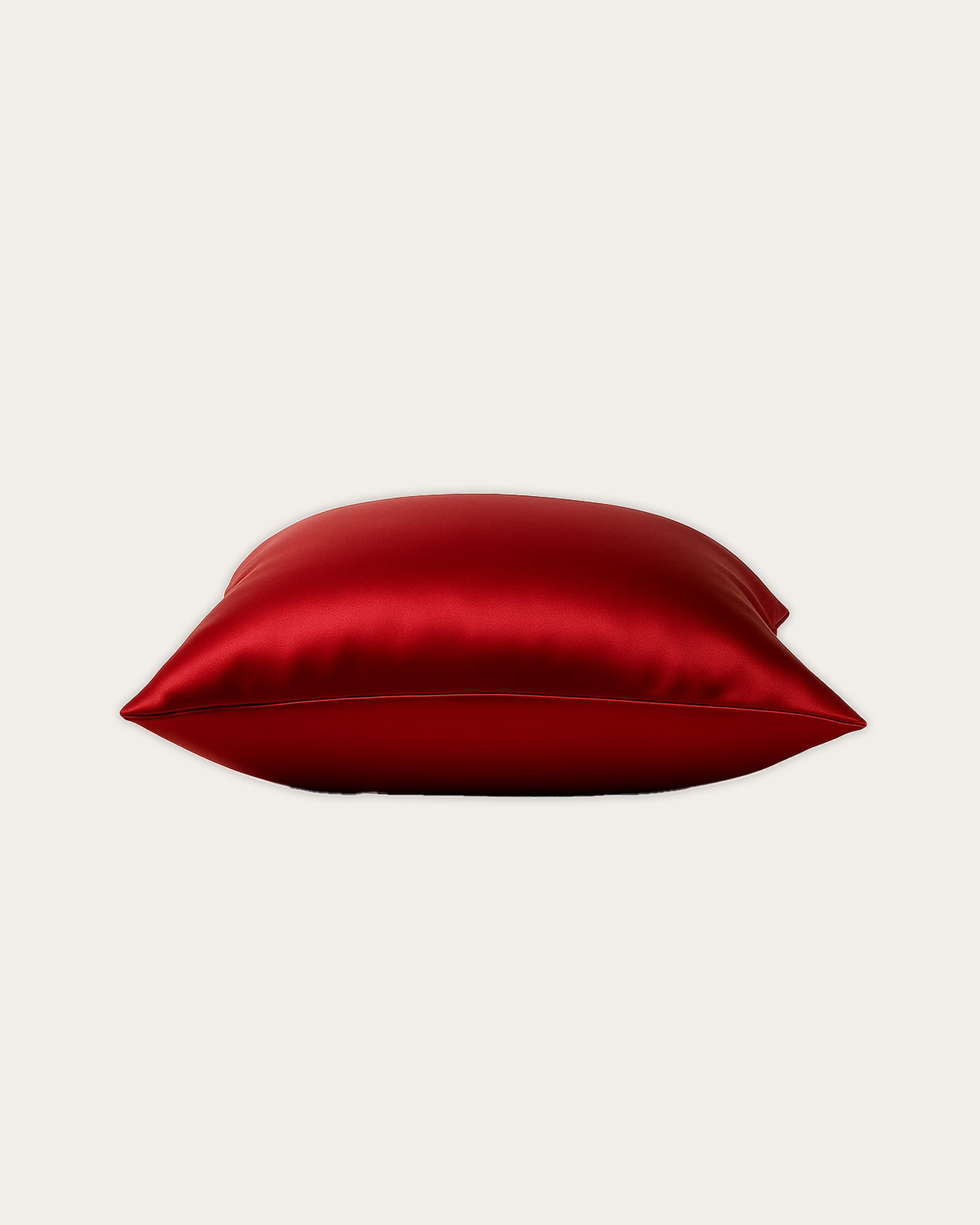 Ruby Red Satin Pillowcase