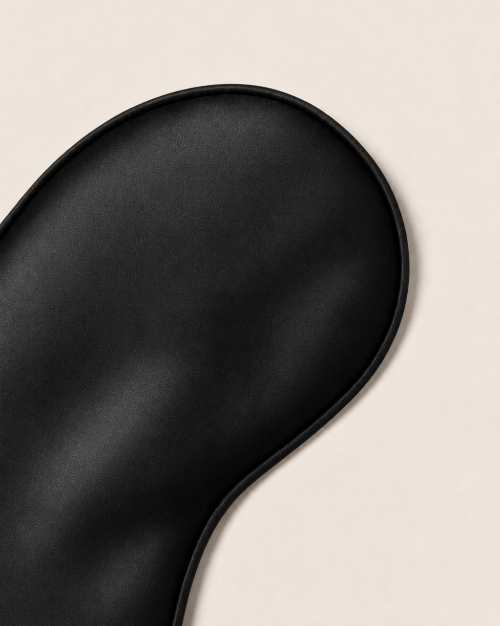Obsidian Black Satin Sleep Mask