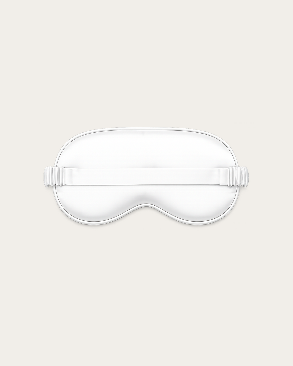 Pearl White Satin Sleep Mask