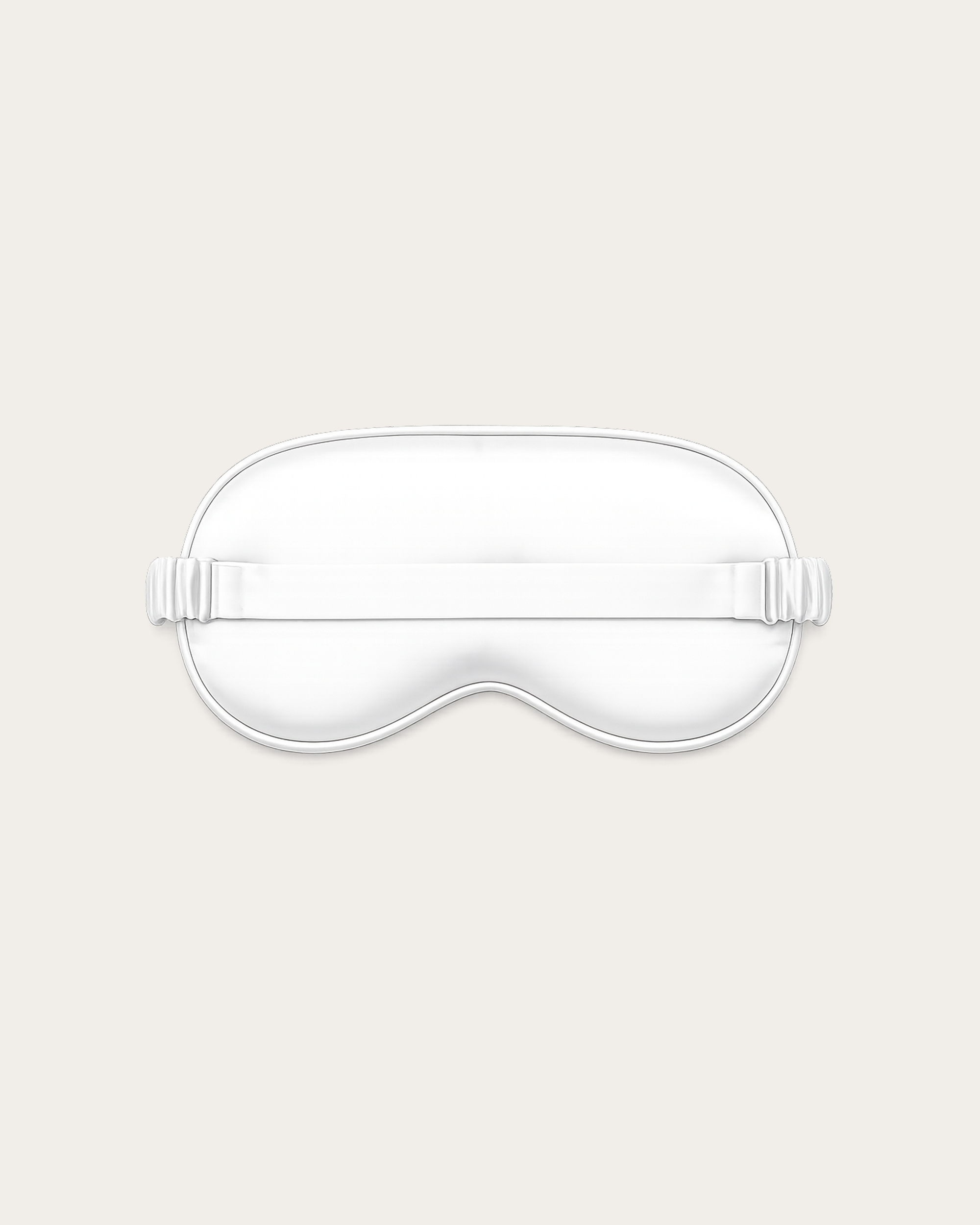 Pearl White Satin Sleep Mask