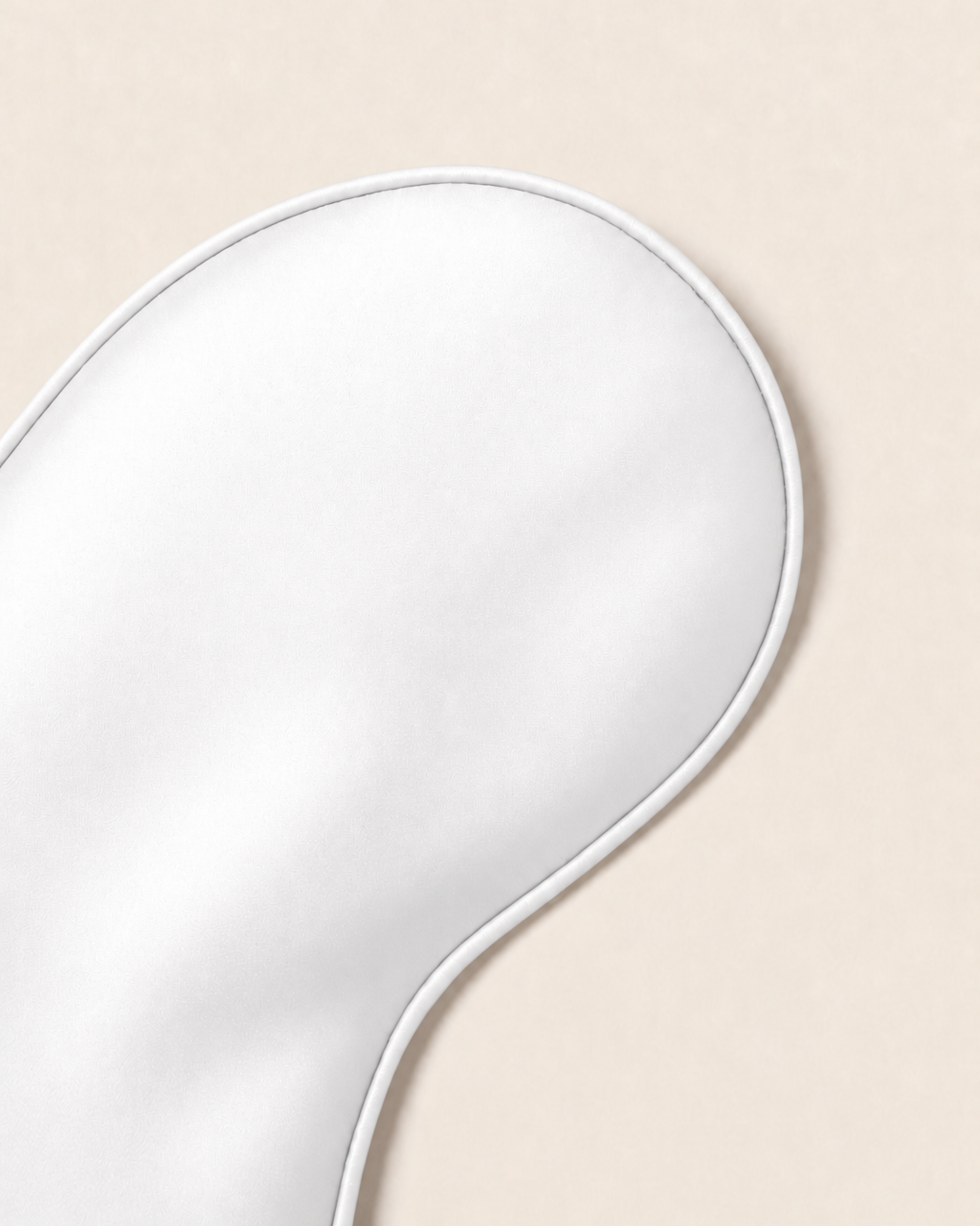 Pearl White Satin Sleep Mask