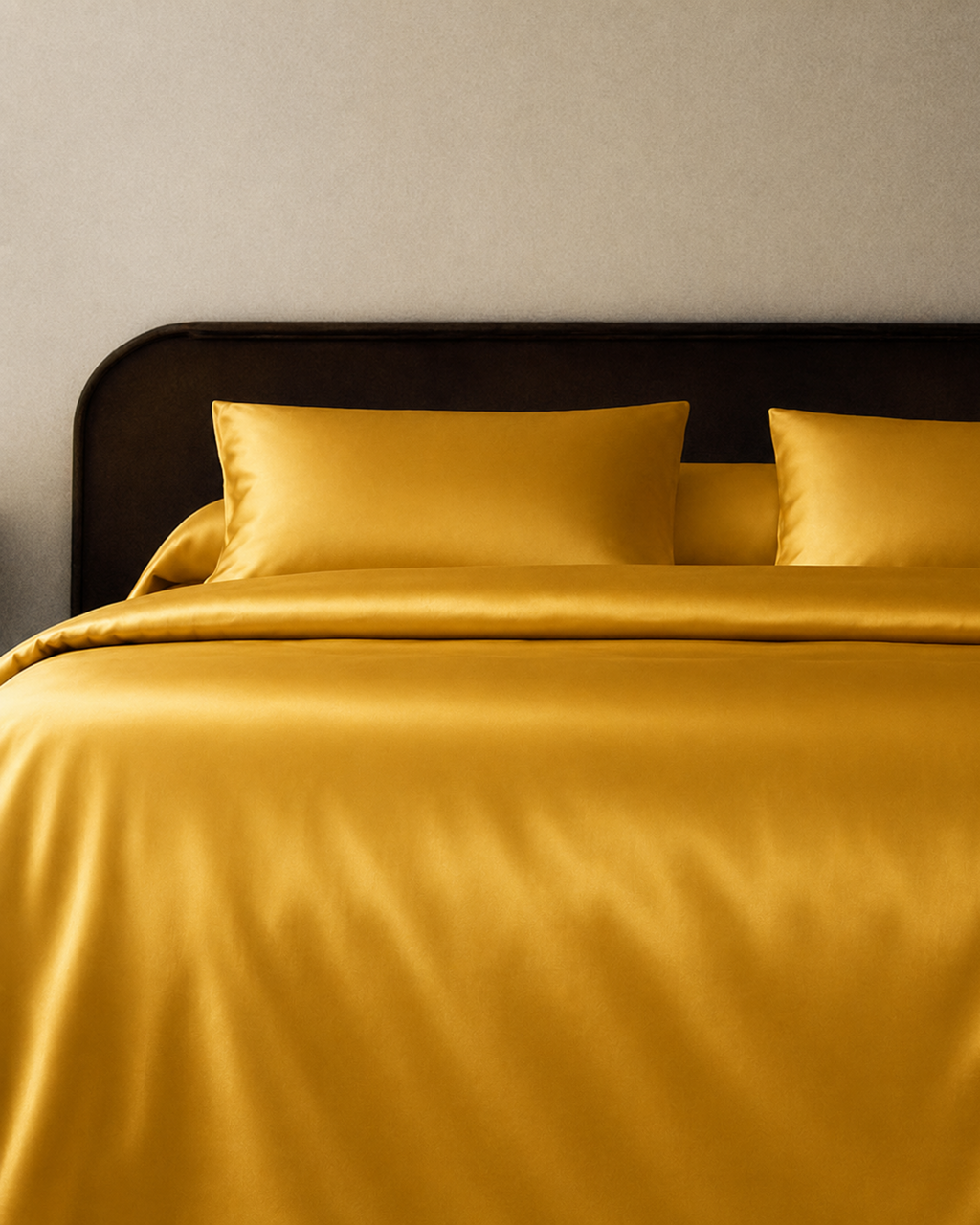 Imperial Gold Satin Duvet Cover