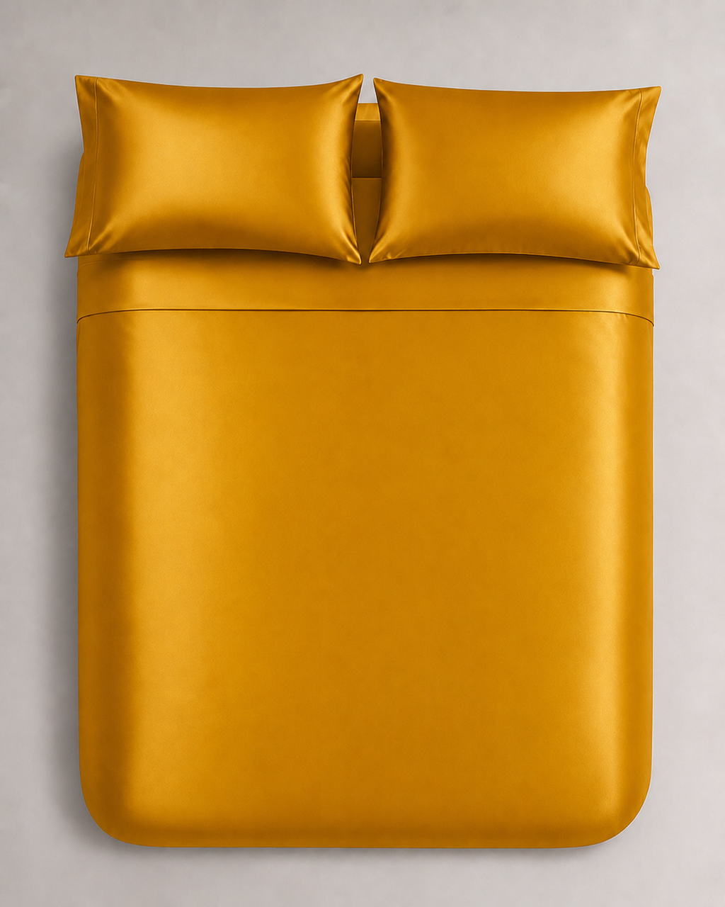 Imperial Gold Satin Bedding Set