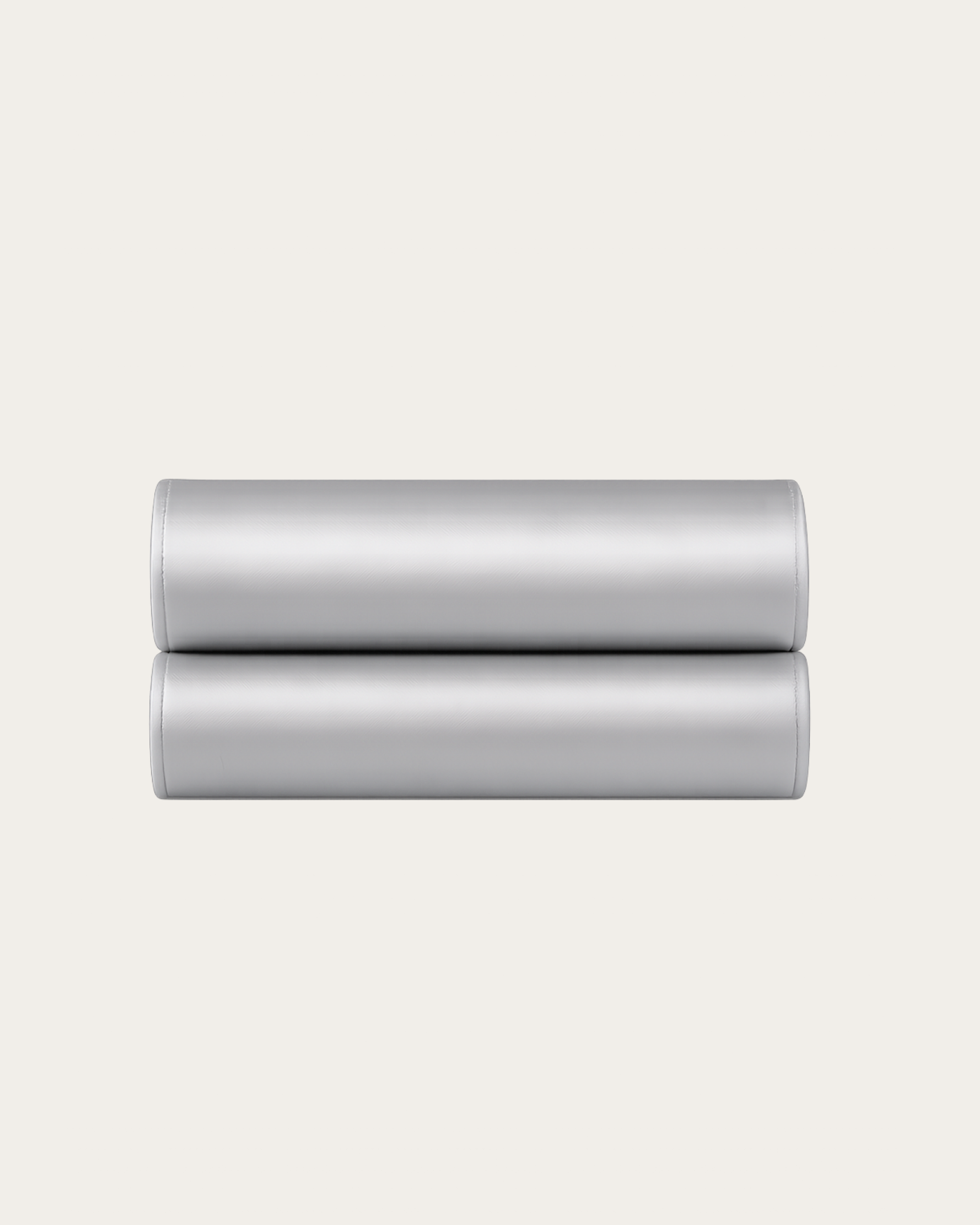 Platinum Silver Satin Fitted Sheet