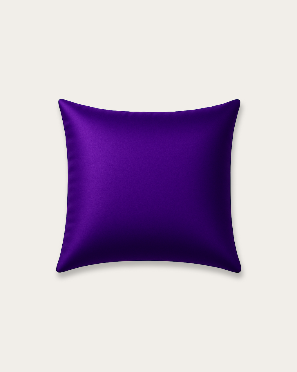 Amethyst Purple Satin Square Pillowcase