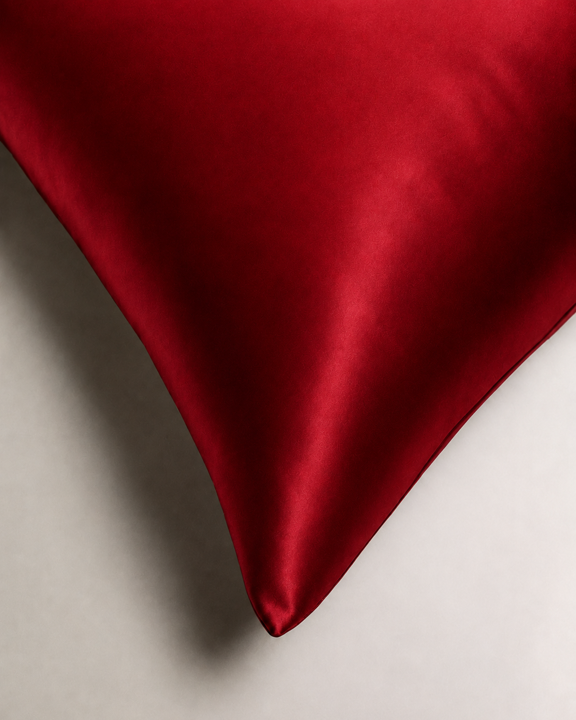 Ruby Red Satin Pillowcase