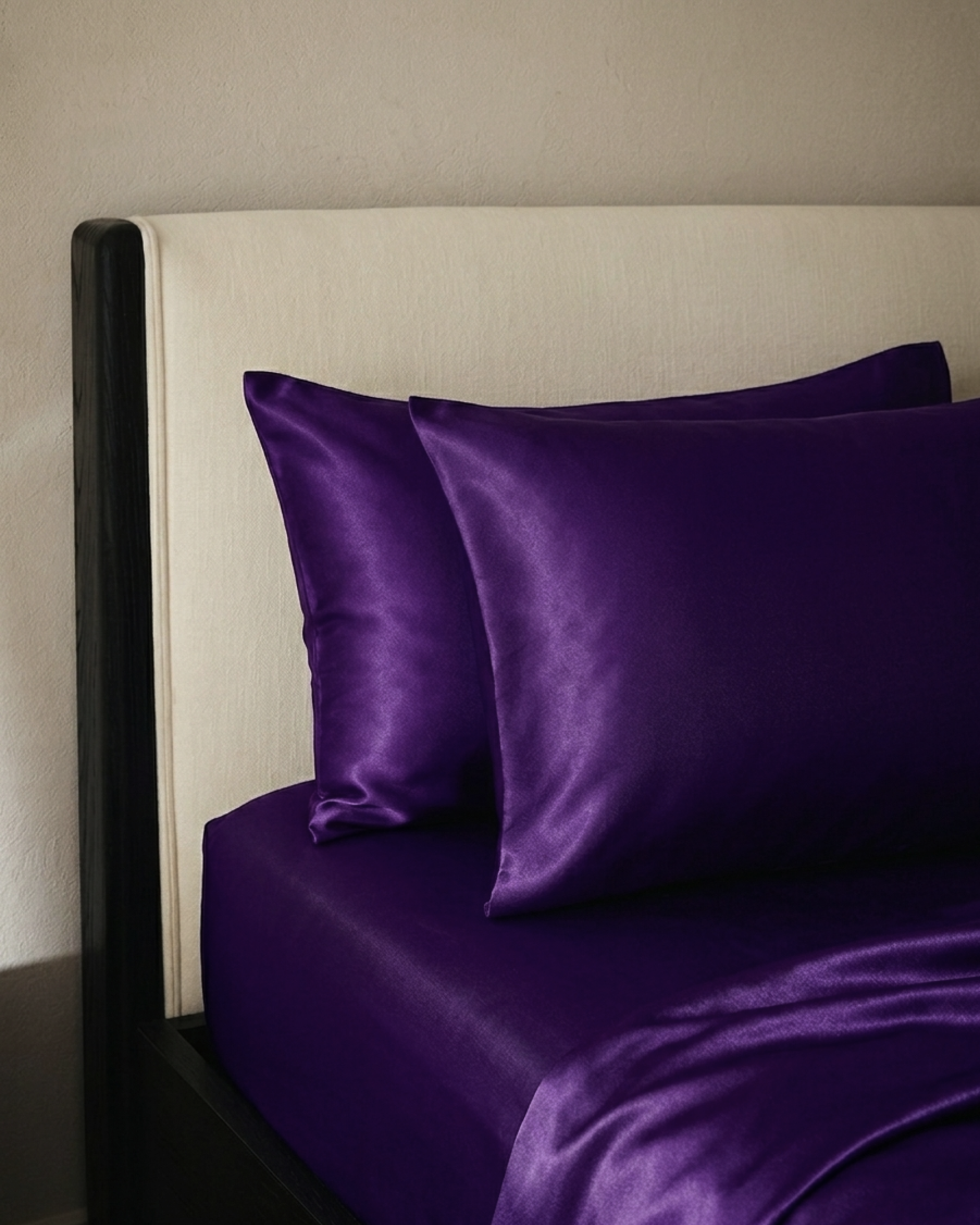 Amethyst Purple Satin Pillowcase