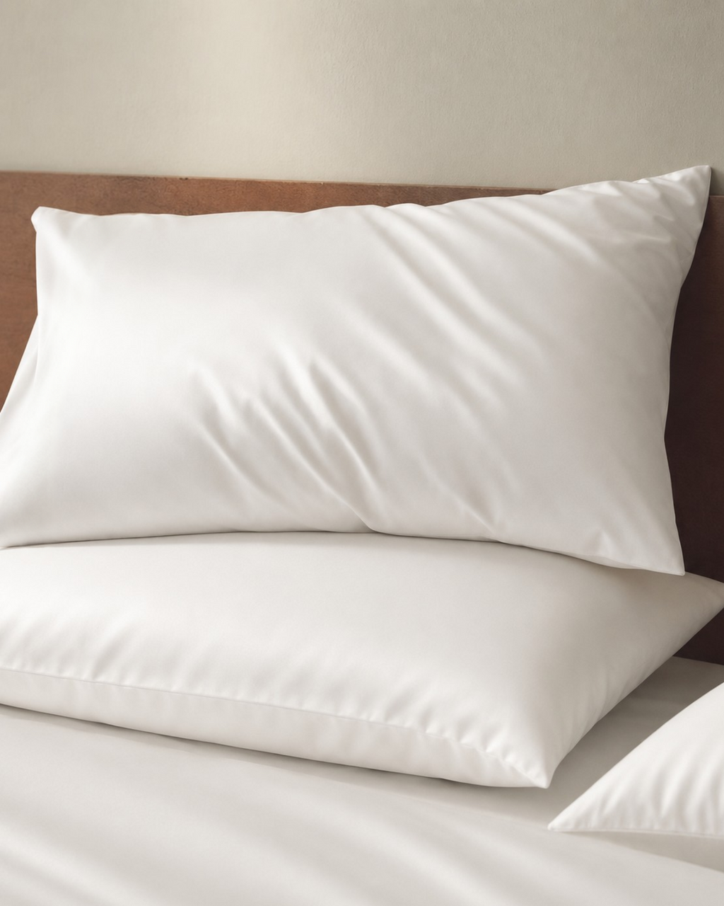 Pearl White Satin Pillowcase