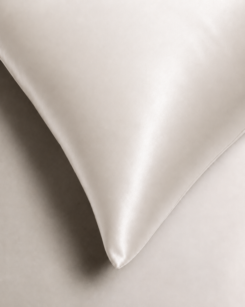 Pearl White Satin Pillowcase
