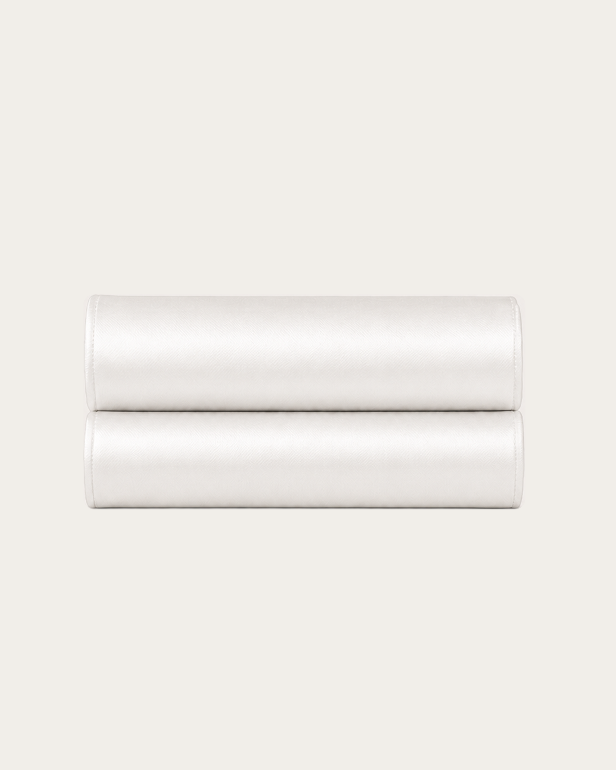 Pearl White Satin Fitted Sheet