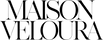 Maison Veloura wordmark logo in black serif type on white background